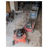 2 PUSH MOWERS - GIBSON AND MTD