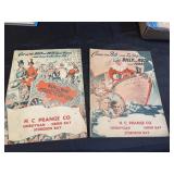 2 - 1942 & 1943 BILL AND RUTH HC PRANGE CHRISTMAS