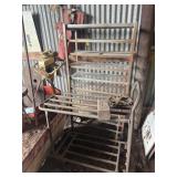 METAL ROLLING CART AND SHELF