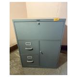 VINTAGE METAL OFFICE CABINET