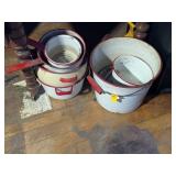RED RIM ENAMELWARE COLLECTION
