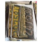5 - 1930S LICENSE PLATES