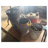 METAL PAILS, FUEL CANS, AND MORE