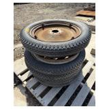 COLLECTION OF RIMS & WHEELS