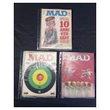 3 - MAD MAGAZINES, #70, 71, 72