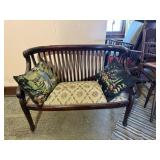 ANTIQUE 2 SITTING BENCH