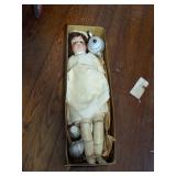 KIDLINE DOLL WITH TEA SET IN ORIGINAL BOX