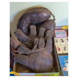 3 ANTIQUE BASEBALL GLOVES