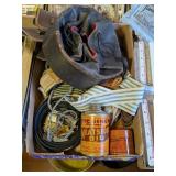 VINTAGE SUSPENDERS, LEATHER CONDITIONER & MORE