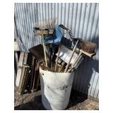COLLECTION RAKES, SHOVEL & BROOM