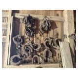 HORSE SHOE COLLECTION ON WALL