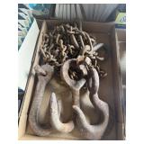 LARGE CHAIN HOOKS AND SMALL CHAIN