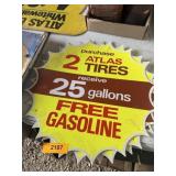 ATLAS TIRE ADVERTISING SIGNS