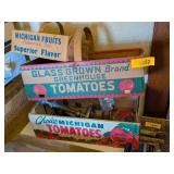 VINTAGE PAPER TOMATO & FRUIT BASKETS