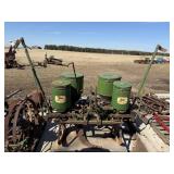 JOHN DEERE 2 ROW CORN PLANTER WITH STEEL WHEELS