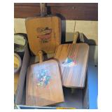 3 ADVERTISING CHEESE CUTTING BOARDS