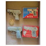 ANTIQUE CAP GUNS WITH BOXES