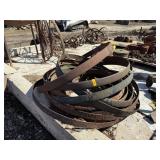 ANTIQUE WOOD TIRE RINGS