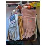 NEW LEATHER WORK GLOVES