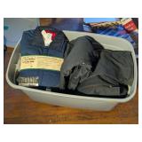 TOTE OF COVERALLS, JACKETS
