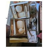 VINTAGE NEWBORN GIFT SET WITH SHOES