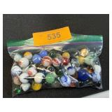 ANTIQUE GLASS MARBLE COLLECTION