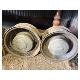 2 -VINTAGE STUDEBAKER WHEELS, 16IN