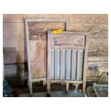 2 VINTAGE WASHBOARDS