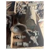 ANTIQUE LUNCH BOX, VALVES, AND MORE