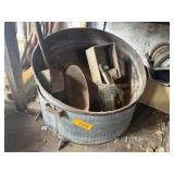 GALVANIZED PANS, FUNELS AND MORE