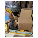 4 LARGE WIRE CUP BRUSHES