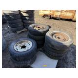 PALLET OF TIRES AND RIMS
