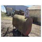 VINTAGE FUEL TANK WITH HAND PUMP