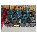 VINTAGE BLUE JARS