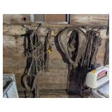 HORSE COLLARS, STRAPS, AND MORE