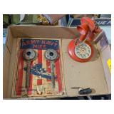 ANTIQUE ARMY/NAVY MIKE SET & TELEPHONE