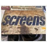VINTAGE SERVICE STATION SIGN WITH SLOW MOVING TRI