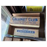 2 - VINTAGE CHEESE BOXES