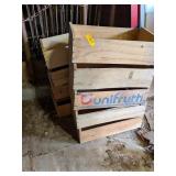 WOODEN FRUIT CRATES