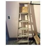 6 FOOT WOODEN LADDER