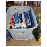 TOTE OF ZIP LOC BAGS