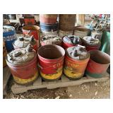 8 CENTRAL EXCHANGE CO-OP FUEL CANS