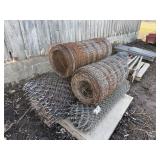 PALLET OF ROLLS OF FENCE