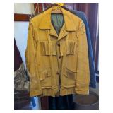 VINTAGE MENS LEATHER COAT