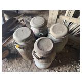 4 ANTIQUE MILK CANS