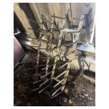 2 METAL SHOP WALL RACKS