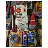 VINTAGE ANTENNA FLASHING BEACON, WD40, AND MORE