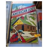 VINTAGE UNUSED AMERICAN LOGS SET
