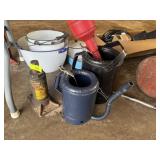 2 OIL DISPENSERS & BOTTLE JACK