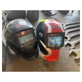 2 AUTO DARKENING WELDING HELMETS